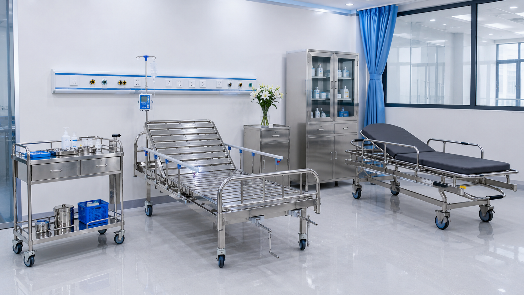 Tiêu chuẩn nội thất inox bệnh viện hiện đại